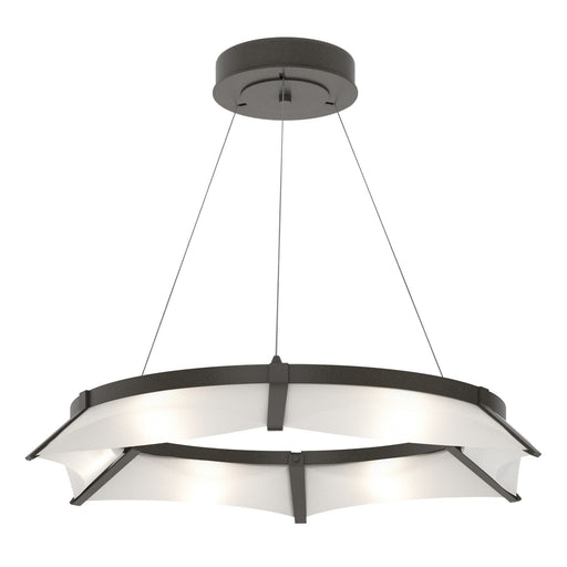 Bento LED Pendant in Dark Smoke - 138650-LED-STND-07-SH1974 by Hubbardton Forge