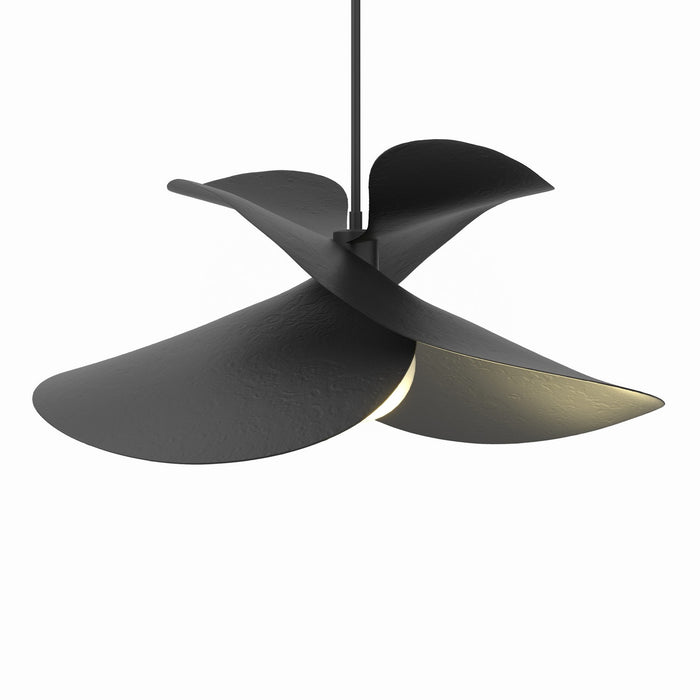 Hibiscus Large Pendant in Dark Smoke - 139455-SKT-MULT-07 by Hubbardton Forge