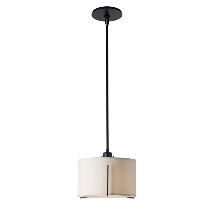 Exos Small Single Shade Pendant in Black - 139590-SKT-MULT-10-SE1099 by Hubbardton Forge