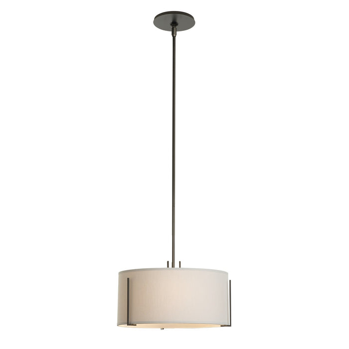 Exos Single Shade Pendant in Dark Smoke - 139600-SKT-MULT-07-SE1590 by Hubbardton Forge