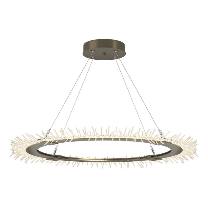 Anemone Circular LED Pendant in Soft Gold - 139772-LED-STND-84 by Hubbardton Forge