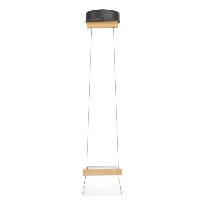 Cowbell LED Mini Pendant in Black - 151060-LED-STND-10-WD-ZM0560 by Hubbardton Forge