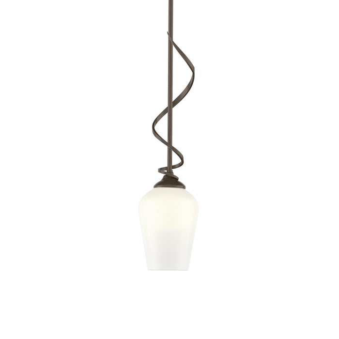 Flora Down Light Mini Pendant in Bronze - 183030-SKT-MULT-05-GG0303 by Hubbardton Forge