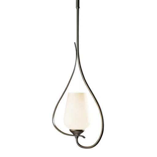 Flora Up Light Mini Pendant in Dark Smoke - 183050-SKT-MULT-07-GG0303 by Hubbardton Forge