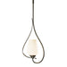 Flora Up Light Mini Pendant in Dark Smoke - 183050-SKT-MULT-07-GG0303 by Hubbardton Forge