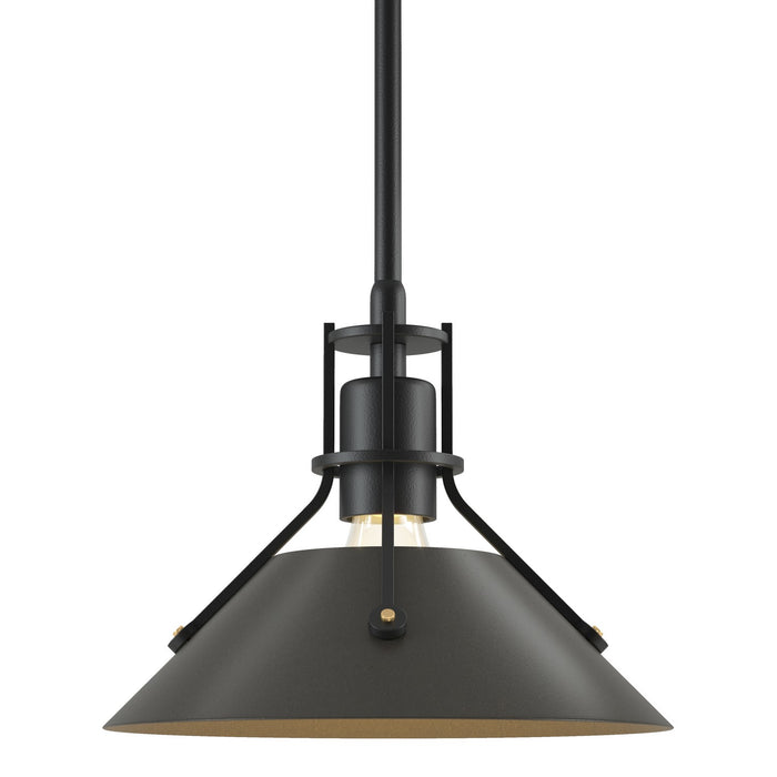 Henry Mini Pendant in Black with Dark Smoke Accent - 184250-SKT-MULT-10-07 by Hubbardton Forge