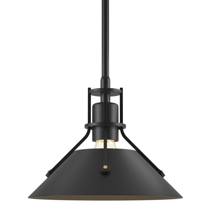 Henry Mini Pendant in Black with Black Accent - 184250-SKT-MULT-10-10 by Hubbardton Forge