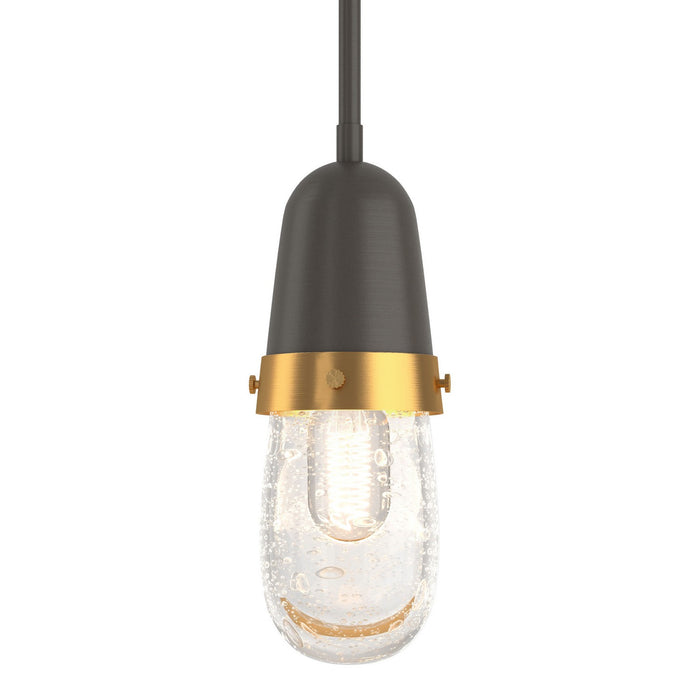 Fizz Mini Pendant in Dark Smoke - 187000-SKT-MULT-07-BR-YG0512 by Hubbardton Forge