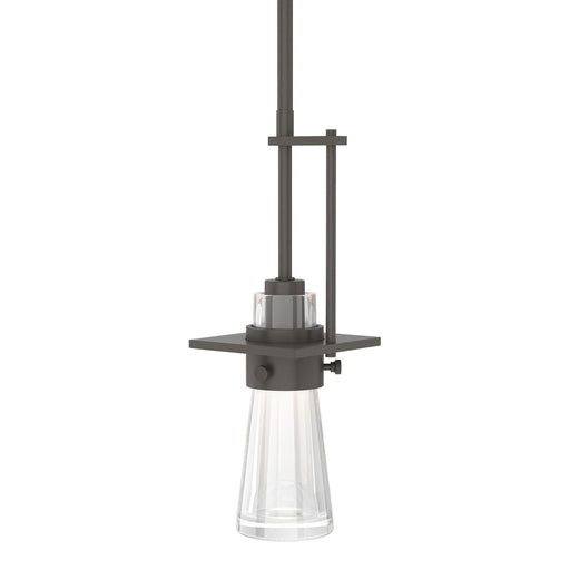 Erlenmeyer Mini Pendant in Dark Smoke - 187150-SKT-MULT-07-ZM0349 by Hubbardton Forge