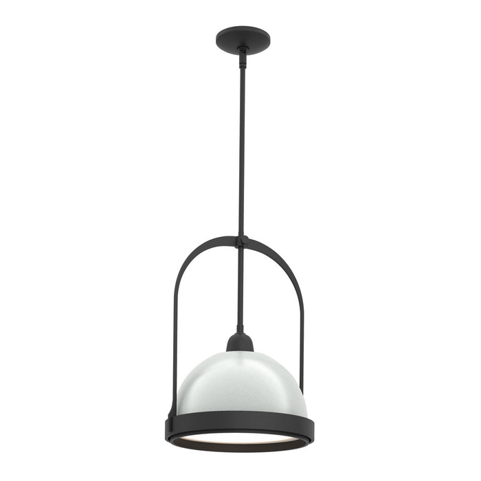 Atlas Small Pendant in Black with Vintage Platinum Accent - 187462-SKT-MULT-10-82 by Hubbardton Forge