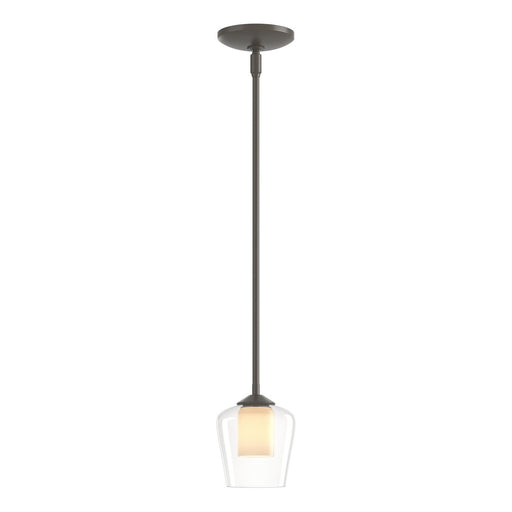 Simple Mini Pendant in Dark Smoke - 188600-SKT-MULT-07-ZU0291 by Hubbardton Forge