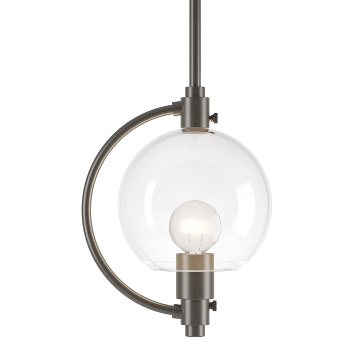 Pluto Mini Pendant in Dark Smoke - 188700-SKT-MULT-07-ZM0436 by Hubbardton Forge