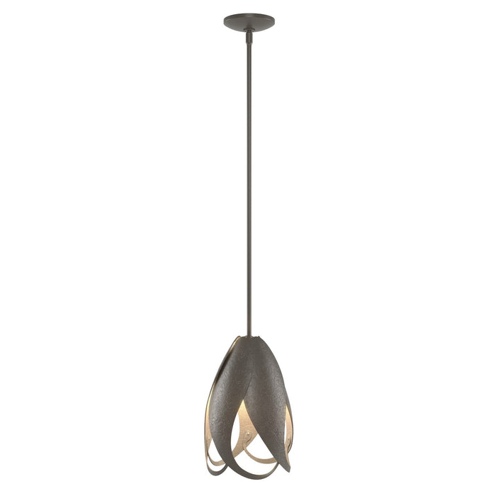 Pental Mini Pendant in Dark Smoke - 188770-SKT-MULT-07 by Hubbardton Forge