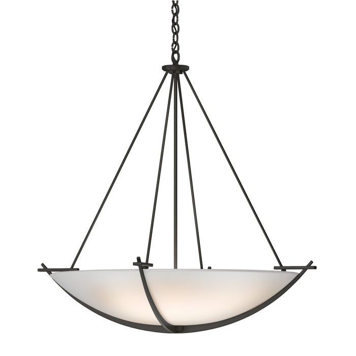 Compass Large Scale Pendant in Dark Smoke - 194531-SKT-07-GG0170 by Hubbardton Forge