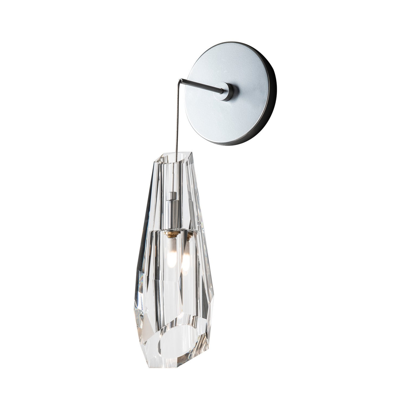 Luma Low Voltage Sconce in Sterling - 201390-SKT-85-CR by Hubbardton Forge