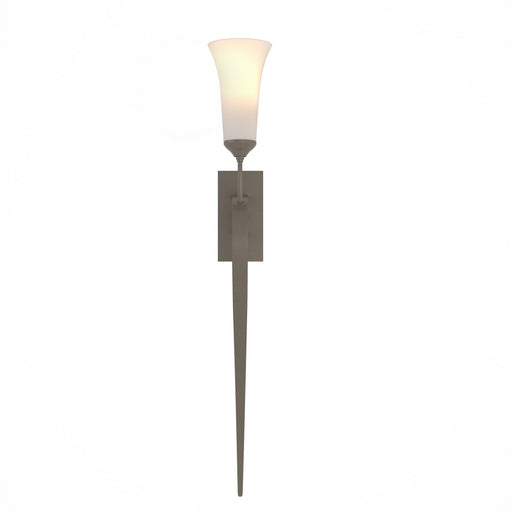 Sweeping Taper Sconce in Dark Smoke - 204526-SKT-07-GG0068 by Hubbardton Forge