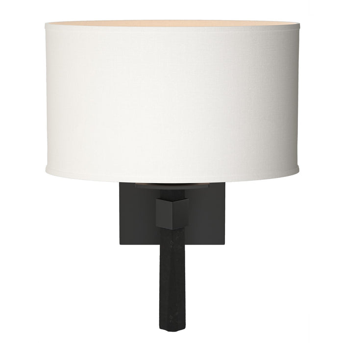 Beacon Hall Oval Drum Shade Sconce in Black - 204810-SKT-10-SF1195 by Hubbardton Forge