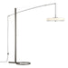 Disq Arc LED Floor Lamp in Dark Smoke - 234510-LED-07-SH1970 by Hubbardton Forge