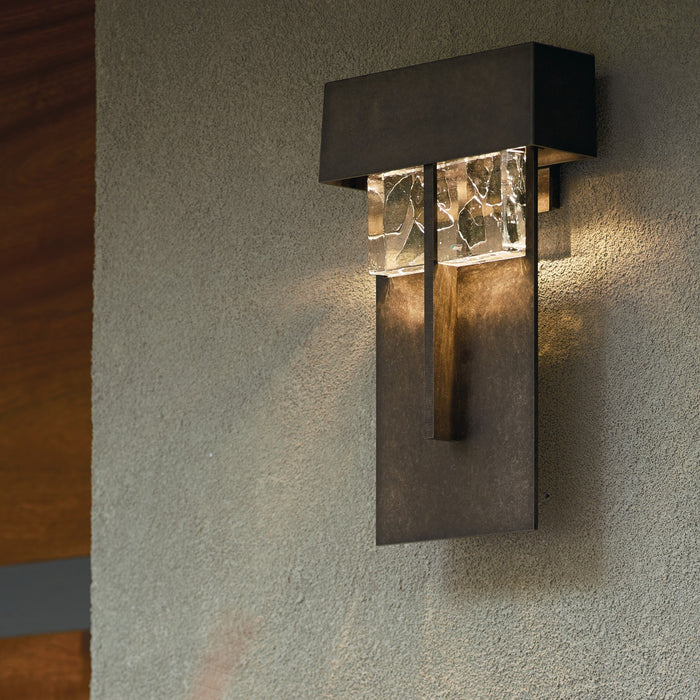 Shard Large LED Outdoor Sconce in Coastal Dark Smoke - 302517-LED-77-YP0501 by Hubbardton Forge