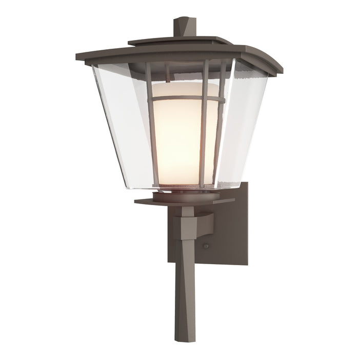 Beacon Hall Outdoor Sconce in Coastal Dark Smoke - 304815-SKT-77-ZU0295 by Hubbardton Forge