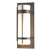 Banded Extra Large Outdoor Sconce in Coastal Dark Smoke - 305895-SKT-77-GG0240 by Hubbardton Forge