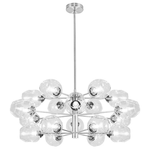 ABI-3318C-PC-CLR- Abii 18-Light Chandelier in Polished Chrome by Dainolite