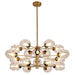 ABI-3318C-VB-CHN- Abii 18-Light Chandelier in Vintage Bronze by Dainolite