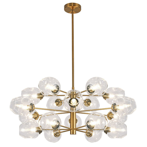 ABI-3318C-VB-CLR- Abii 18-Light Chandelier in Vintage Bronze by Dainolite