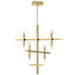 ACS-3656C-AGB-FR- Acasia LED Chandelier in Aged Brass by Dainolite