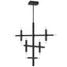 ACS-3656C-MB-FR- Acasia LED Chandelier in Matte Black by Dainolite