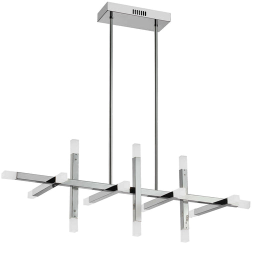 ACS-4064HC-PC-FR- Acasia LED Chandelier in Polished Chrome by Dainolite