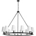 CLB-5212C-MB-790- Colby 12-Light Chandelier in Matte Black by Dainolite