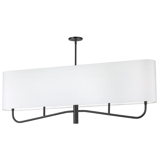 ELN-544HC-MB-790- Eleanor 4-Light Chandelier in Matte Black by Dainolite