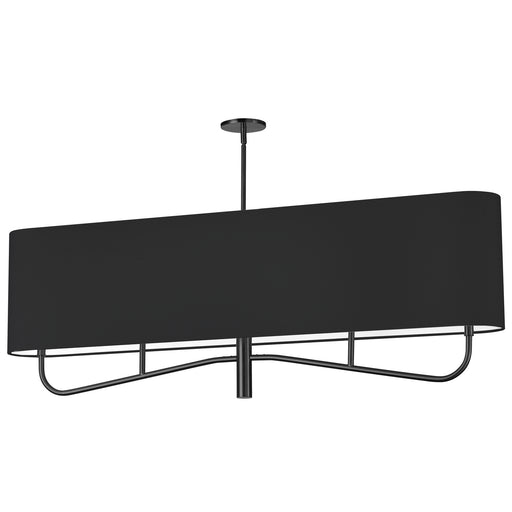 ELN-544HC-MB-797- Eleanor 4-Light Chandelier in Matte Black by Dainolite