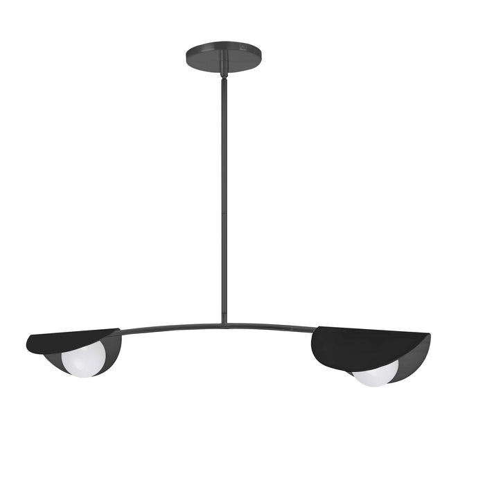 EMM-342HP-MB- Emma 2-Light Pendant in Matte Black by Dainolite