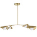 EMM-414HP-AGB- Emma 4-Light Pendant in Aged Brass by Dainolite