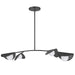 EMM-414HP-MB- Emma 4-Light Pendant in Matte Black by Dainolite