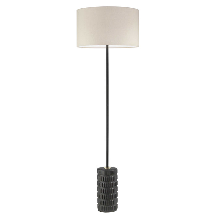 FTY-551F-MB-BG- Felicity 1-Light Floor Lamp in Beige by Dainolite