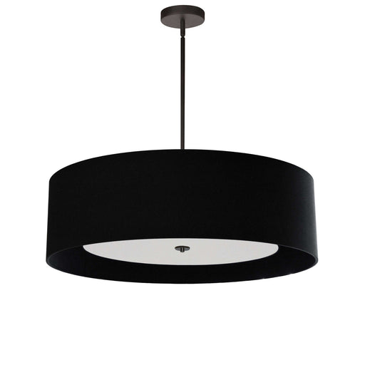 HEL-304P-MB-BW- Helena 4-Light Pendant in Matte Black by Dainolite