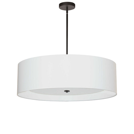 HEL-304P-MB-WH- Helena 4-Light Pendant in Matte Black by Dainolite