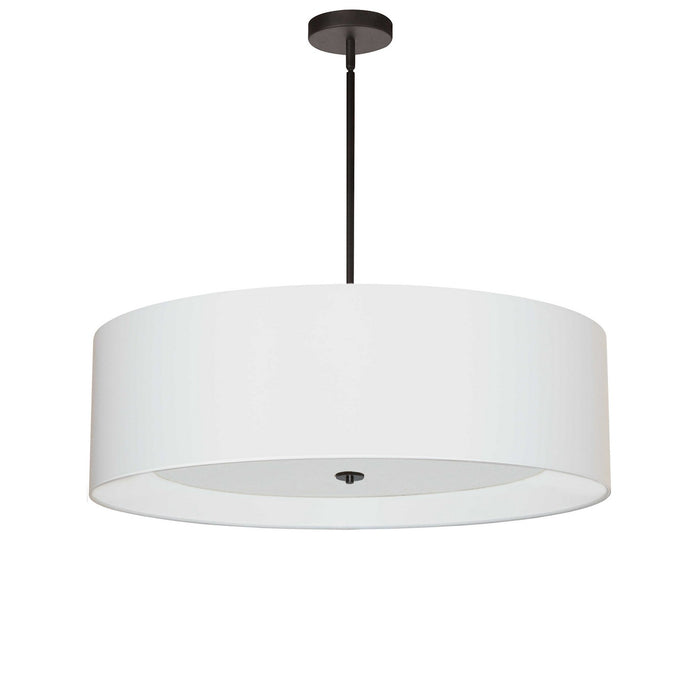 HEL-304P-MB-WH- Helena 4-Light Pendant in Matte Black by Dainolite