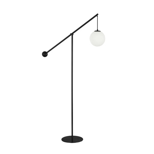 HOL-661F-MB- Holly 1-Light Floor Lamp in Matte Black by Dainolite