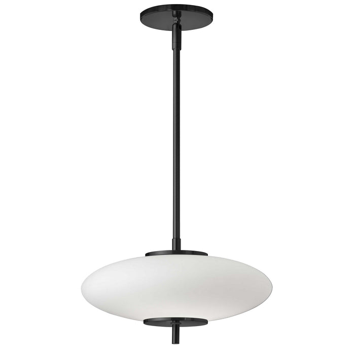 MAD-121LEDP-MB- Maddie LED Pendant in Matte Black by Dainolite