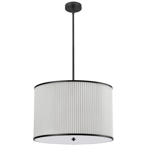 PRD-243P-MB- Prudy 4-Light Pendant in White by Dainolite