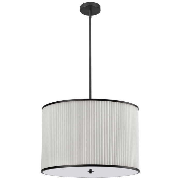 PRD-243P-MB- Prudy 4-Light Pendant in White by Dainolite