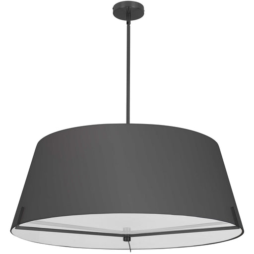 PST-324P-MB-BK- Preston 4-Light Pendant in Black by Dainolite