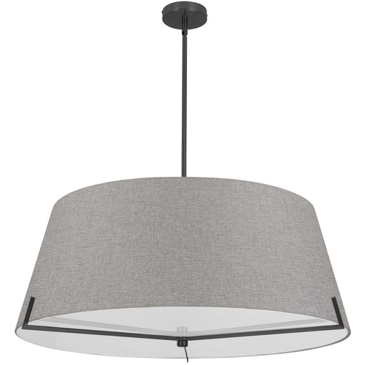 PST-324P-MB-GRY- Preston 4-Light Pendant in Grey by Dainolite