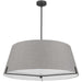 PST-324P-MB-GRY- Preston 4-Light Pendant in Grey by Dainolite