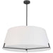 PST-324P-MB-WH- Preston 4-Light Pendant in White by Dainolite