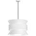 Questa Four Light Pendant in White